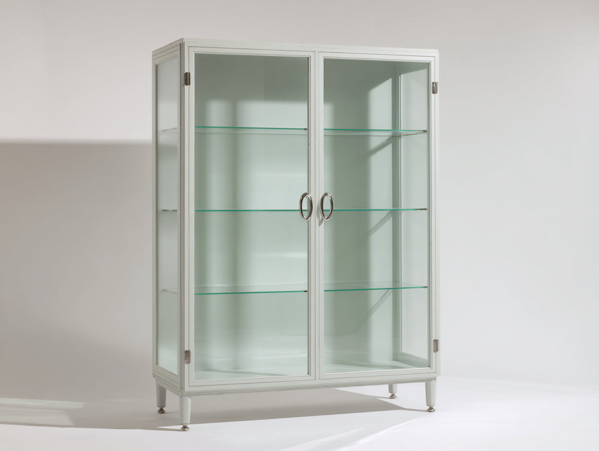 Vitrinas de salón blanca con puertas de cristal 120x40x180 cm estantes interiores diseño moderno para comedor y sala de estar